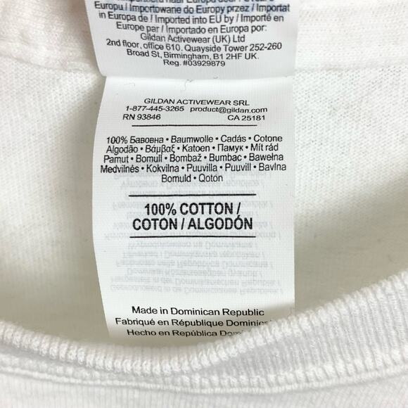 RARE 'Do Your Pandemic Best' Crewneck T-Shirt White Short Sleeve Cotton Size XL - Picture 6 of 7